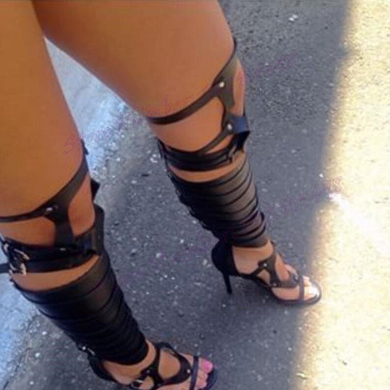 Sandalias con hebilla de tiras - Sandal Strappy Heeled reseña y precio