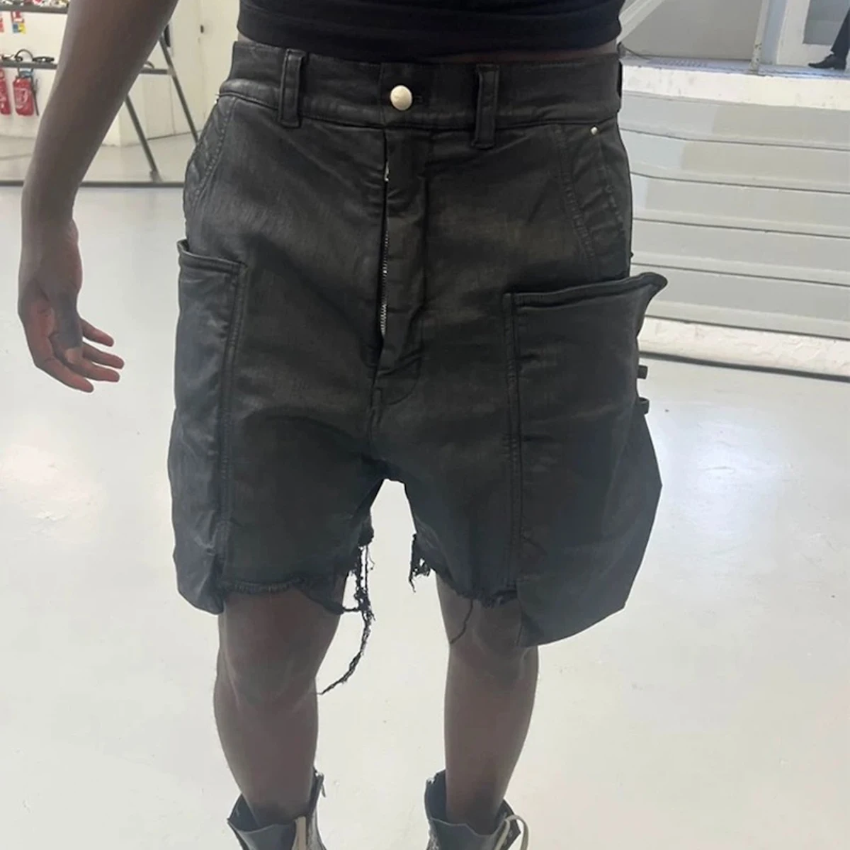 Streetwear nuevo verano cepill - Shorts Denim Frayed reseña y precio